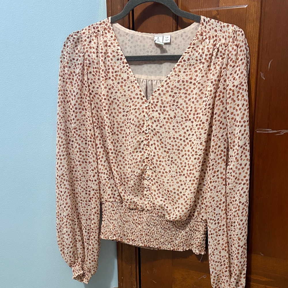 Joie | Polka Dot Blouse